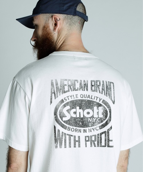 Schott N.Y.C tシャツ Schott/ショット/T-SHIRT AMERICAN BRAND
