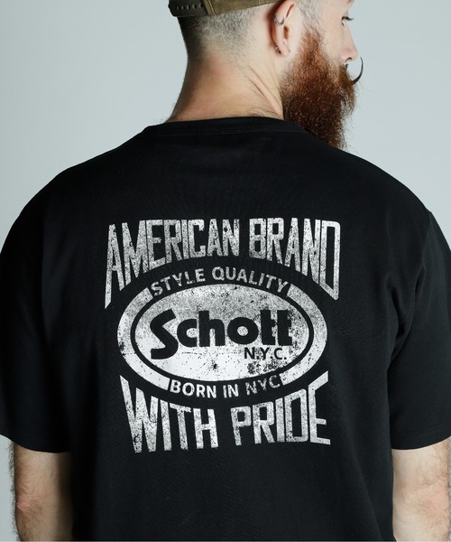 SCHOTT Tシャツ Schott N.Y.C tシャツ Schott/ショット/T-SHIRT AMERICAN BRAND