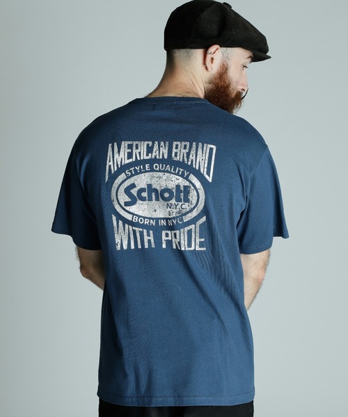 Schott アメリカン・クール ポロシャツ XL Schott N.Y.C tシャツ Schott/ショット/T-SHIRT AMERICAN BRAND