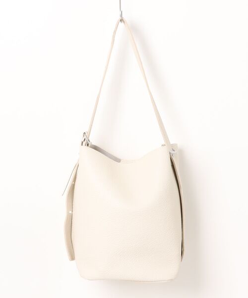 L LABEL ショルダーバッグ バッグ ポーチ付2WAYバケットワン