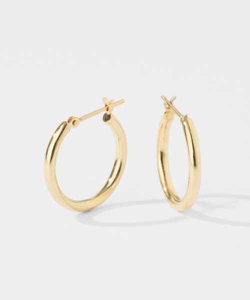 Jewel closet by L&Co. ピアス K10 フープ ピアス 2.0x17 レディース