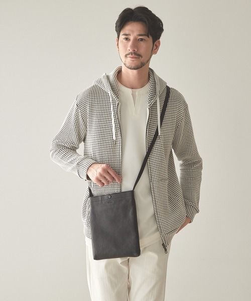 SEEKER/シーカー レザーショルダーバッグ SEEKER ショルダーバッグ 「SEEKER/シーカー×UNIONSTATION別注