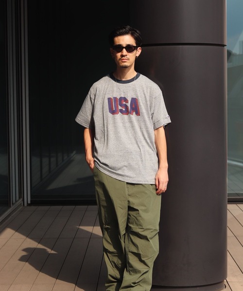 RUSSELL ATHLETIC×FREAKS STORE 別注ギアコート Russell Athletic tシャツ 「別注」Russell/ラッセル ドロー