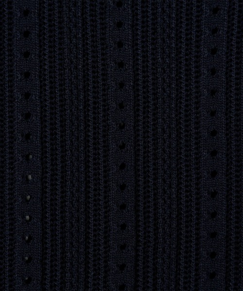 ANAYI 「ANAYI」 半袖ニット 38 ネイビー レディース : ZOZOTOWN
