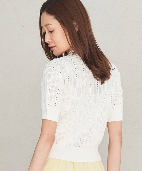 【新品未使用】ANAYI 半袖ニット 38 ネイビー/ホワイト ANAYI 「ANAYI」 半袖ニット 38 ネイビー レディース : ZOZOTOWN