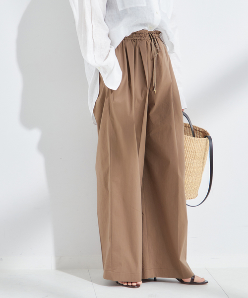 JOURNAL STANDARD L'ESSAGE イージーパンツ JOURNAL STANDARD L'ESSAGE｜VIS/LINEN タックイージーパンツ