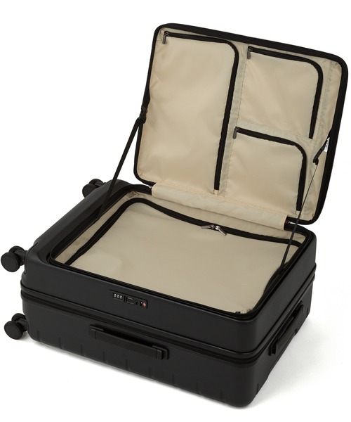 スーツケース エース スーツケース エスカレラ 62L 5〜7泊 4kg フロントオープン 静音双輪キャスター １気室 No.05652の画像