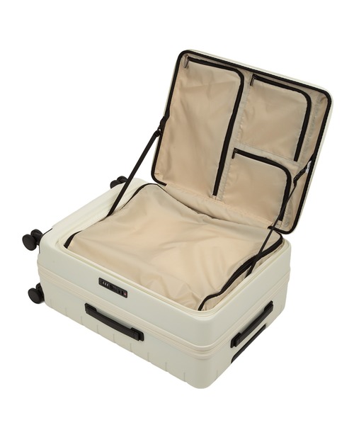スーツケース エース スーツケース エスカレラ 62L 5〜7泊 4kg フロントオープン 静音双輪キャスター １気室 No.05652の画像