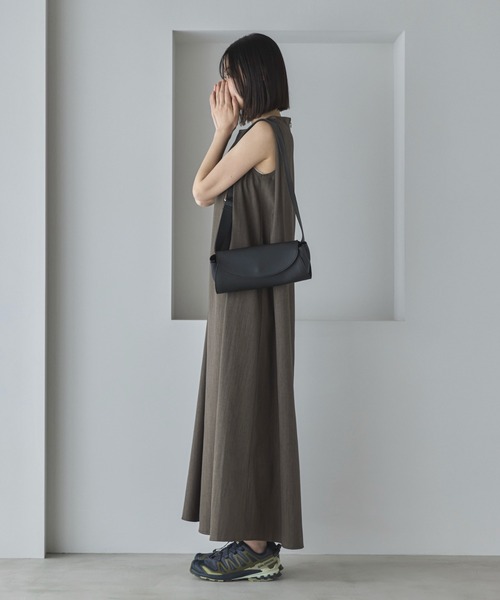 feepur ショルダーバッグ バッグ フェイクレザーラウンド