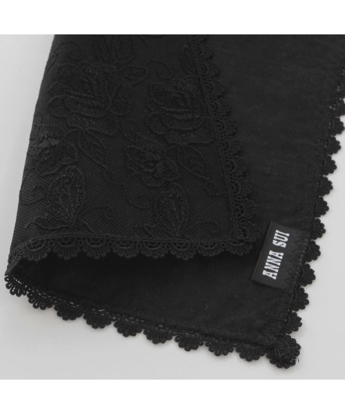 ANNA SUI（アナスイ） ハンカチ ローズバタフライ チュールレース