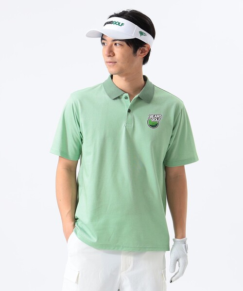BEAMS GOLF ポロシャツ 「MEN」ORANGE LABEL / フルーツロゴ