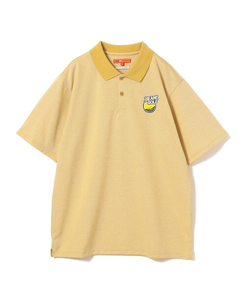 憧れの BEAMS フルーツロゴ / LABEL 「MEN」ORANGE ポロシャツ GOLF メンズウェア