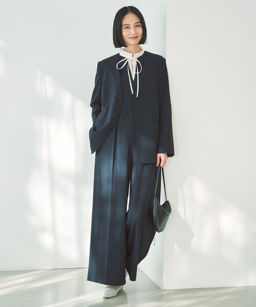 UNFILO ブラウス シャツ 「抗菌防臭/洗える」コットンブロード