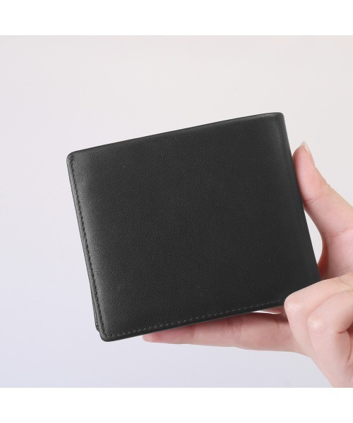 GAZIL 二つ折り 二つ折り財布 財布 牛革スムース二つ折り財布 メンズ