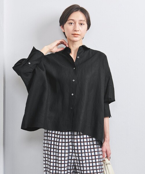 BEAUTY&amp;YOUTH UNITED ARROWS - BEAUTY&amp;YOUTH 定価1.4万円　ドルマンサイズ ブラウス　リネン混 ベストセラー 商品ファッション - BEAUTY&YOUTH 定価1.4万円