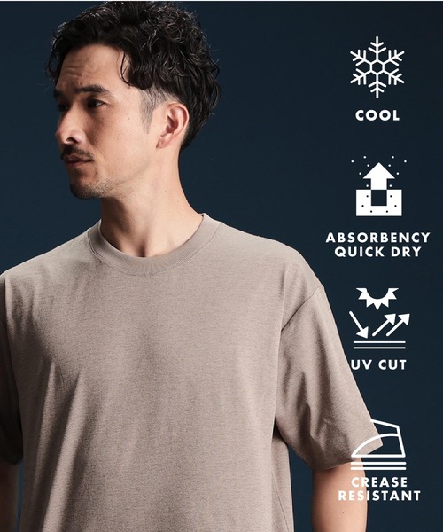 THE SHOP TK tシャツ PERFECTEE/パーフェクティー 「接触冷感/吸水速乾