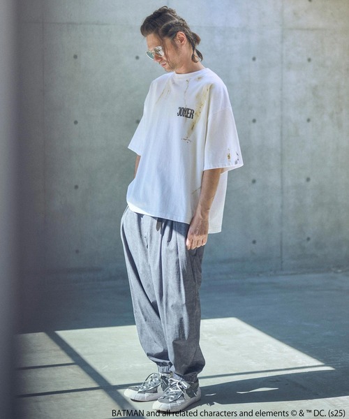 tシャツ ADAMPATEK/「THE JOKER」 comic T/ジョーカーコラボコミックプリントT(AP2514030) レディース メンズ THE JOKER) comic T _ AP2514030_ トップス | ADAMPATEK | 現代