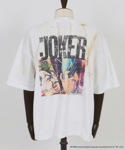 tシャツ 「ADAMPATEK/アダムパテック」「THE JOKER」 comic T/ジョーカーコラボコミックプリントT レディース メンズ ADAM PATEK tシャツ 「ADAMPATEK/アダムパテック」「THE JOKER