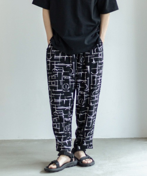 パンツ 柔らかくて着心地のよい冷感レーヨンアンクルパンツ メンズ レディース | NAVY（ファッション） | 02