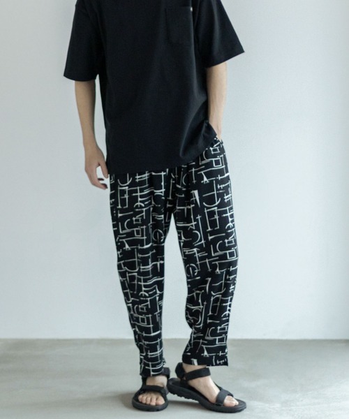 パンツ 柔らかくて着心地のよい冷感レーヨンアンクルパンツ メンズ レディース | NAVY（ファッション） | 12