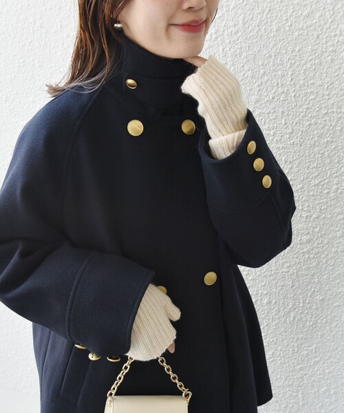 SHIPS（シップス） ピーコート SMALL ネイビー レディース : ZOZOTOWN