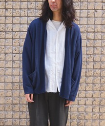 カーディガン 「WILD LIFE TAILOR」 ウォッシュドリネン ルーズフィット ニット カーディガン メンズ｜ZOZOTOWN Yahoo!店