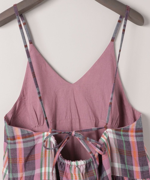 ワンピース 「eL」Made In India Madras Check One-piece/319955
