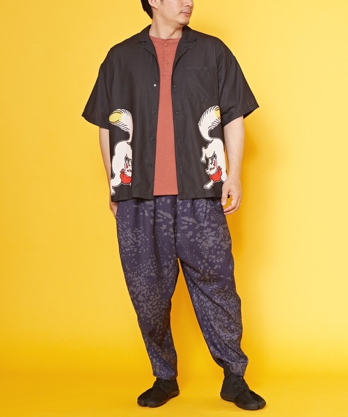 カヤ シャツ 「中村杏子×倭物やカヤ」来福メンズシャツ メンズ