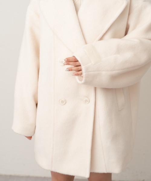 「Chico」 チェスターコート 0 ブラック レディース_画像4