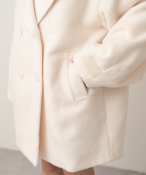 「Chico」 チェスターコート 0 ブラック レディース_画像5