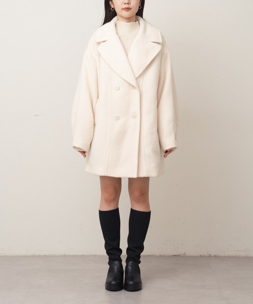 「Chico」 チェスターコート 0 ブラック レディース_画像6