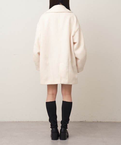 「Chico」 チェスターコート 0 ブラック レディース_画像8