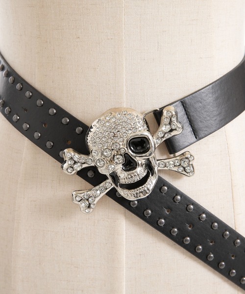 Diable baiser（ディアブルベーゼ） ベルト ストーンビジュースカル