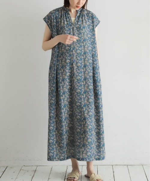 NOMBRE IMPAIR ワンピース ミニペイズリーPT フレンチワンピース