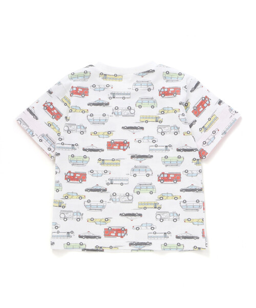 SLAP SLIP tシャツ 「お揃い」くるまレモンいきもの総柄Tシャツ