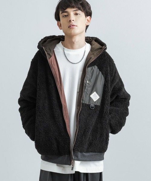 「KRIFF MAYER」 ジップアップブルゾン L ネイビー メンズ_画像3