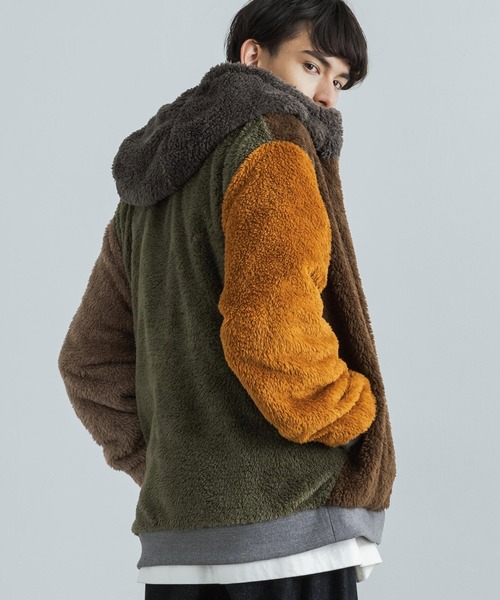 「KRIFF MAYER」 ジップアップブルゾン L ネイビー メンズ_画像4