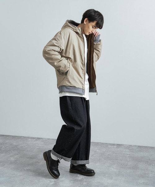 「KRIFF MAYER」 ジップアップブルゾン L ネイビー メンズ_画像9