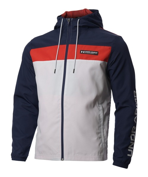 【美品】UNDER ARMOR ジャケット ジップアップブルゾン メンズLサイズ UNDER ARMOUR 「UNDER ARMOUR」 ジップアップブルゾン L