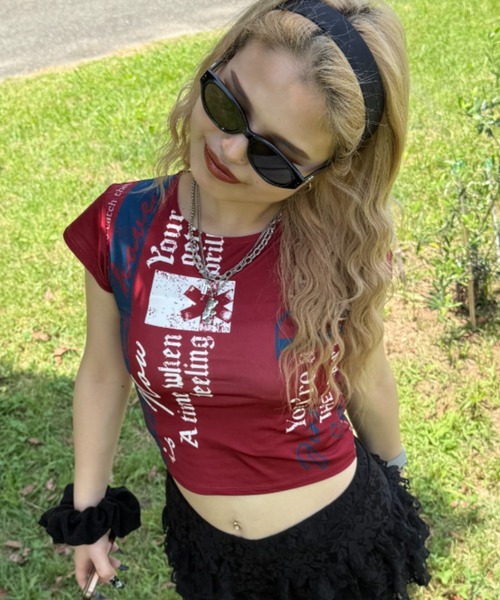 JEANASIS tシャツ 「25quee」ヴィンテージロゴチビTEE/575735