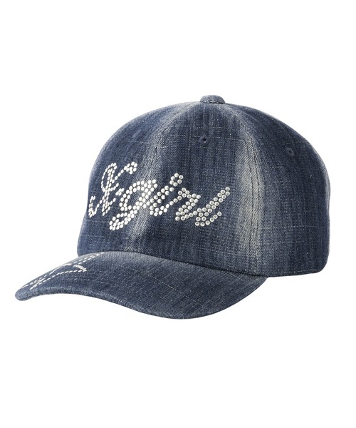 X-girl(エックスガール) キャップ 帽子 LOGO AND STAR DENIM 6PANEL X-girl(エックスガール) キャップ 帽子 LOGO AND STAR DENIM 6PANEL