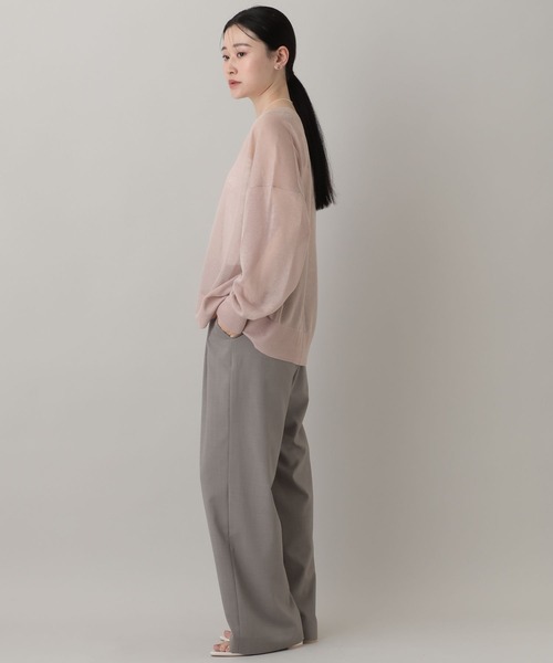 カーディガン 「WEB限定」シアーBIGカーディガン レディースの画像