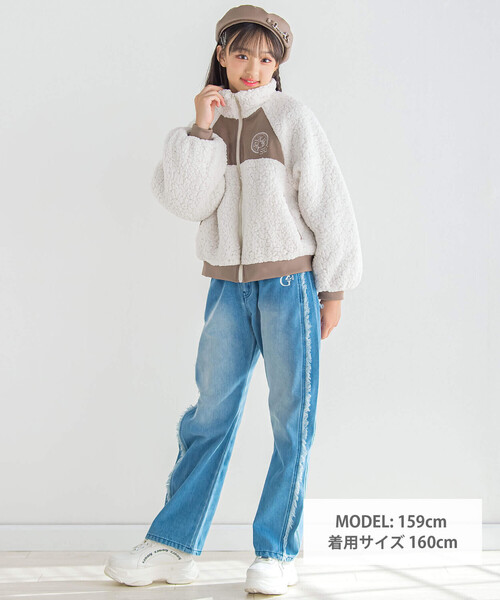 「ZIDDY」 「KIDS」ジップアップブルゾン 150cm ブラック キッズ_画像3