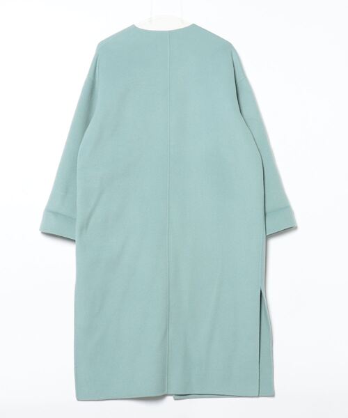 「BLENHEIM」 ノーカラーコート XX-SMALL ブルー レディース_画像2