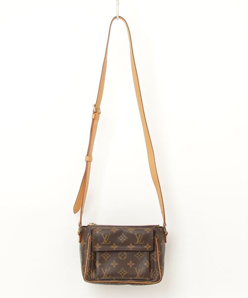 Louis Vuitton ブラウンレザー ショルダーバッグ LOUIS VUITTON 「LOUIS VUITTON」 ショルダーバッグ - ブラウン