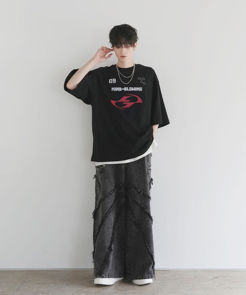 LILL（リル） tシャツ 半袖ゲームプリントTシャツ メンズ レディース