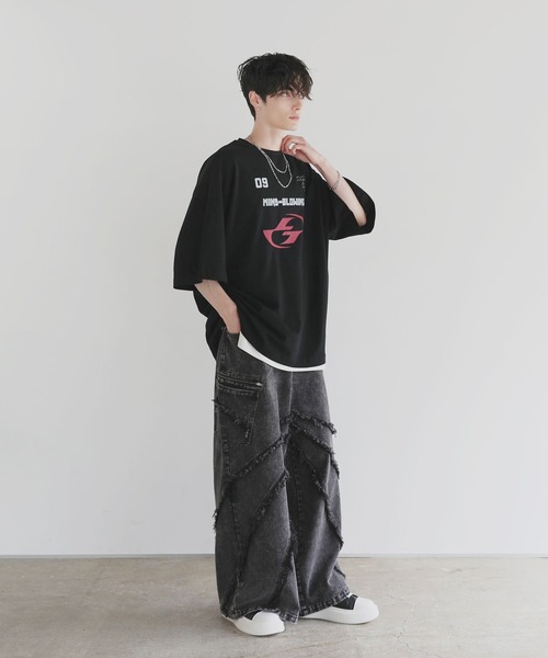 LILL（リル） tシャツ 半袖ゲームプリントTシャツ メンズ レディース