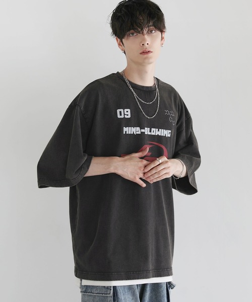 LILL 半袖ゲームプリントTシャツ LILL tシャツ 半袖ゲームプリントTシャツ メンズ レディース