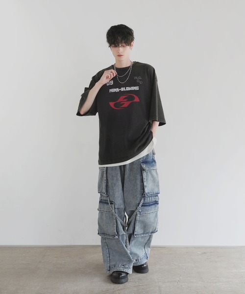 LILL（リル） tシャツ 半袖ゲームプリントTシャツ メンズ レディース