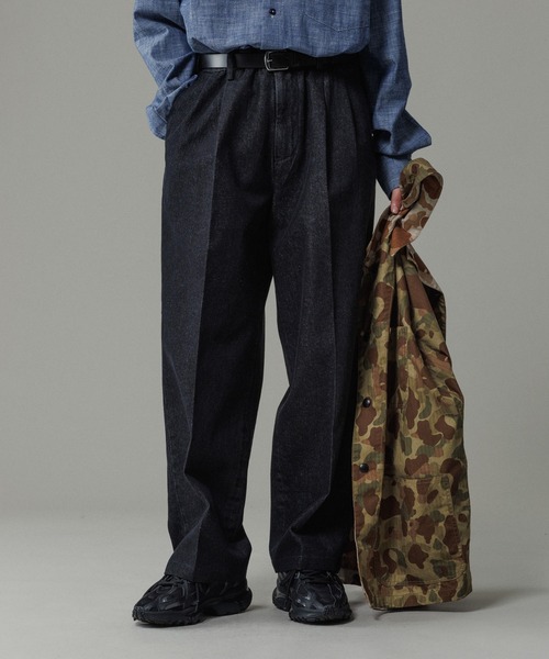 ADAM ET ROPE'（アダムエロペ） ジーンズ ワイド イージー デニム